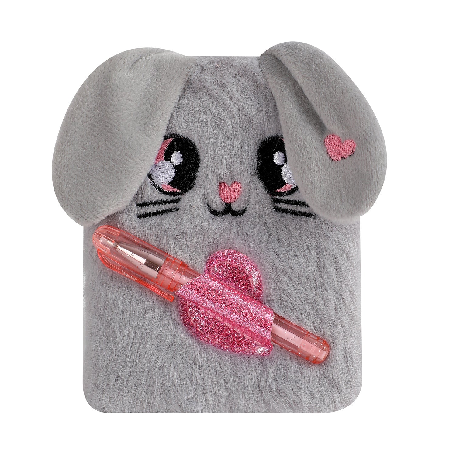 Wholesale Cartoon Animal Series Small Notebook Cute Plush with Pen